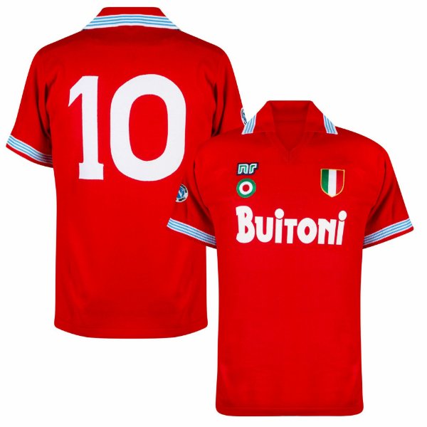Camiseta Histórica Tercera Napoli 1987-1988 + Maradona 10