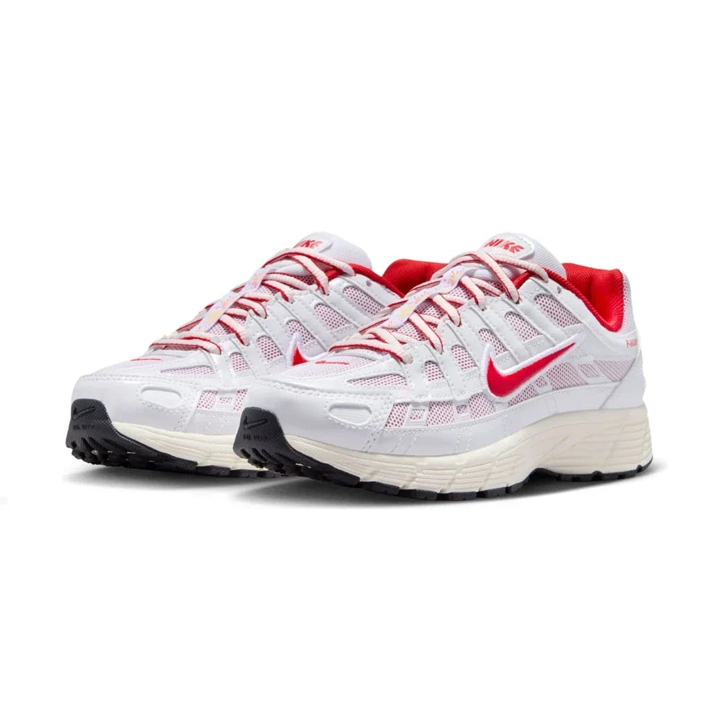 Nike P-6000 White University Red Sail Black