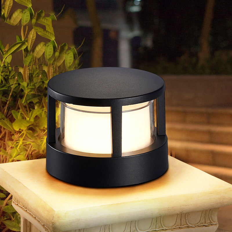 Lampada da esterno moderna quadrata LED impermeabile per paesaggio