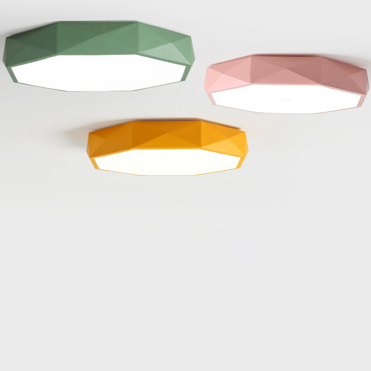 Lampada da soffitto a LED geometrica nordica a montaggio a filo, 1-Luce
