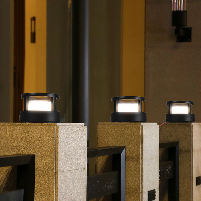 Lampada da esterno moderna quadrata LED impermeabile per paesaggio