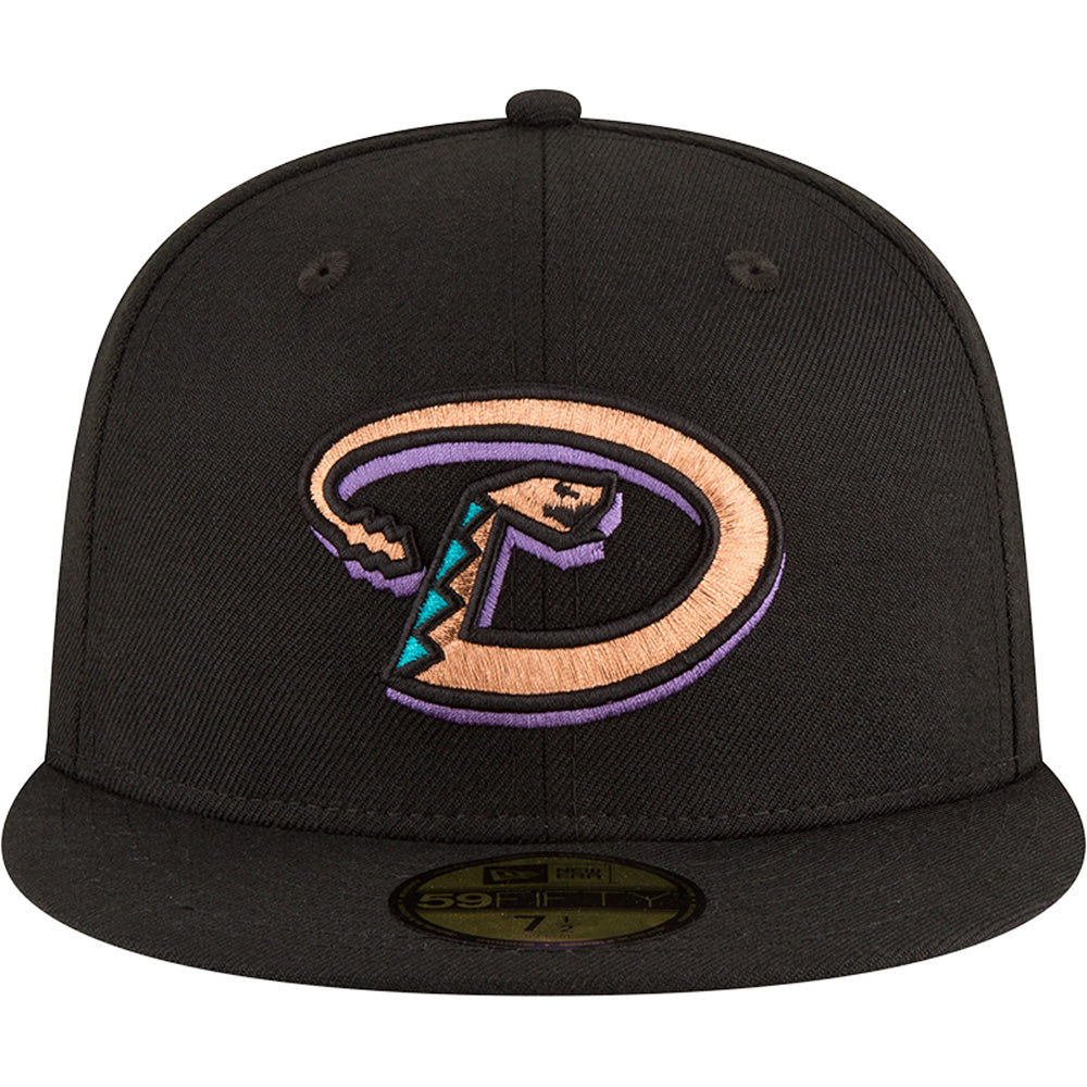 MLB Arizona Diamondbacks New Era '01 World Series Side Patch 59FIFTY Fitted Hat - Black