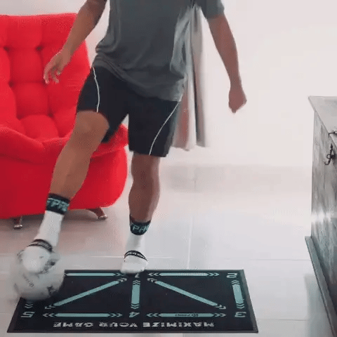 Alfombra de entrenamiento profesional de fútbol y programa de entrenamiento en video