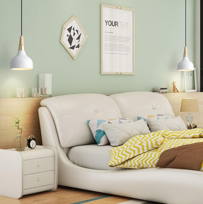Lampada a sospensione moderna Macaron a disco, 1-Luce