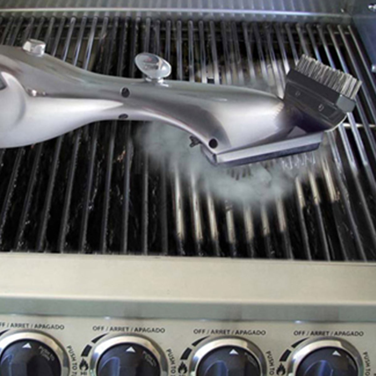 Rustfrit Stål Damp Rengørings Grillbørste