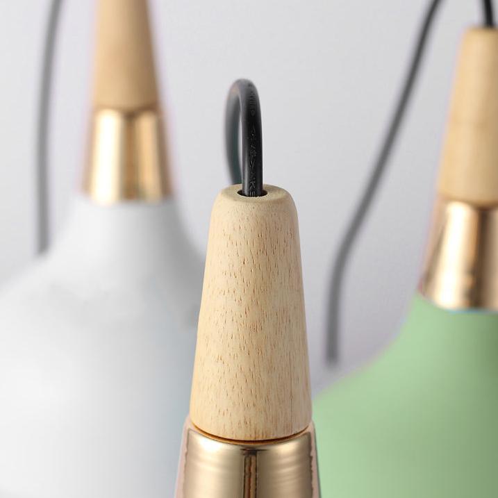 Lampada a sospensione moderna Macaron a disco, 1-Luce