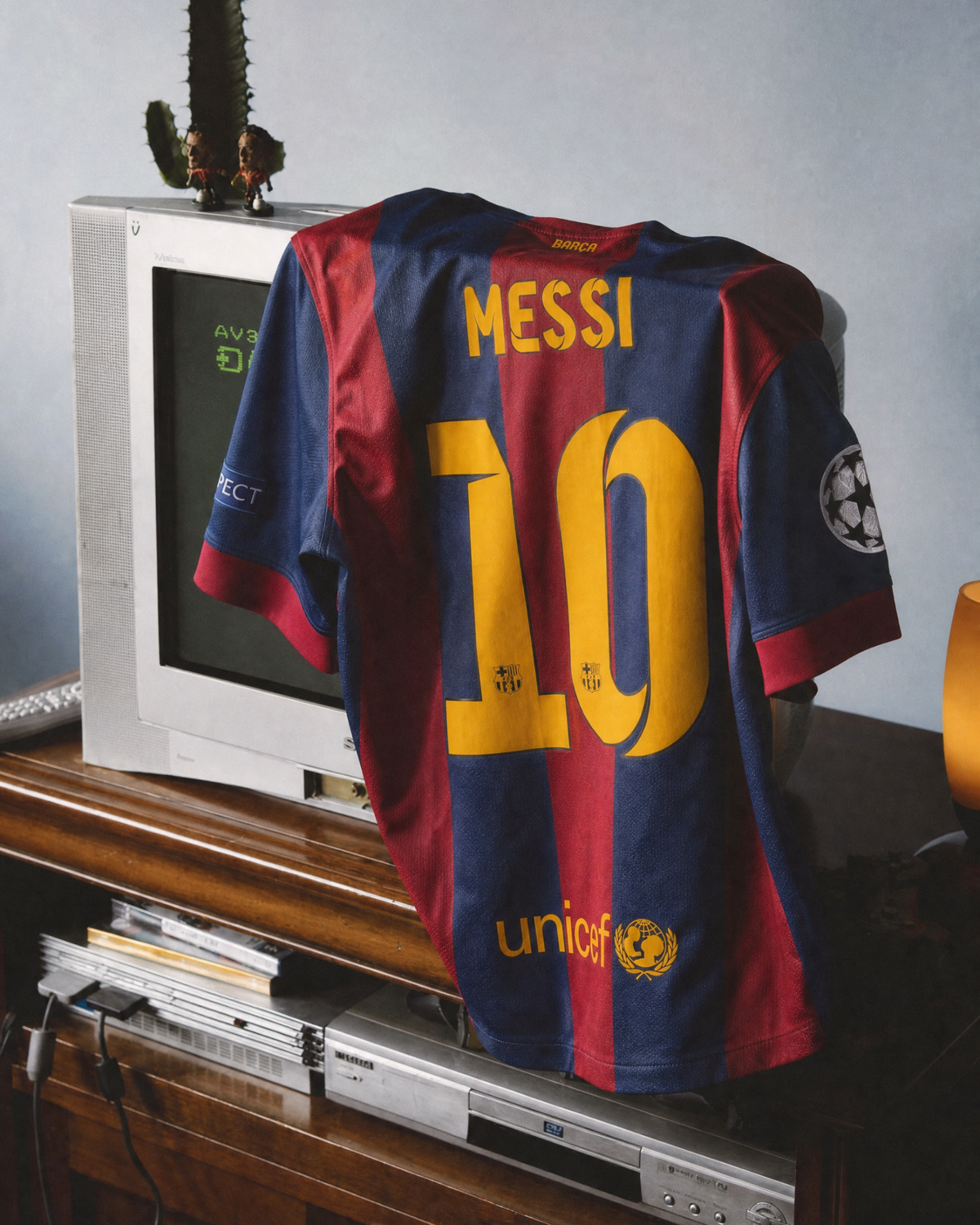 Camiseta de local Messi Barcelona Final UCL 2014/15