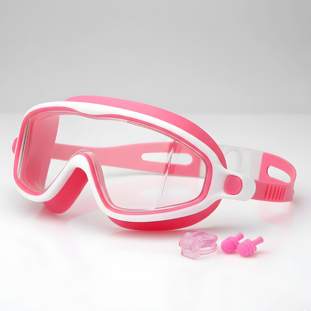 Set occhialini antiappannamento per nuoto bambini