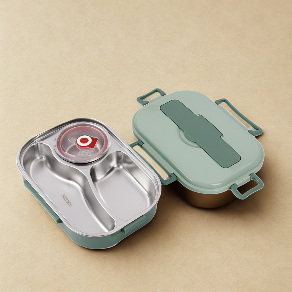 Caja térmica para almuerzo de acero inoxidable