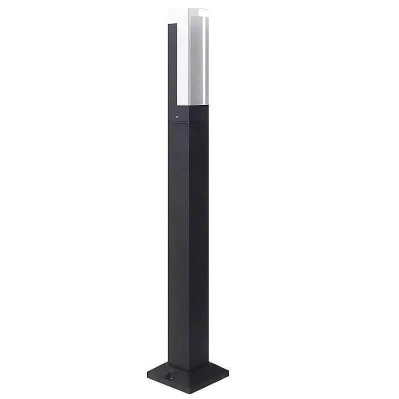 Lampada da giardino moderna quadrata LED per esterni a 1 luce