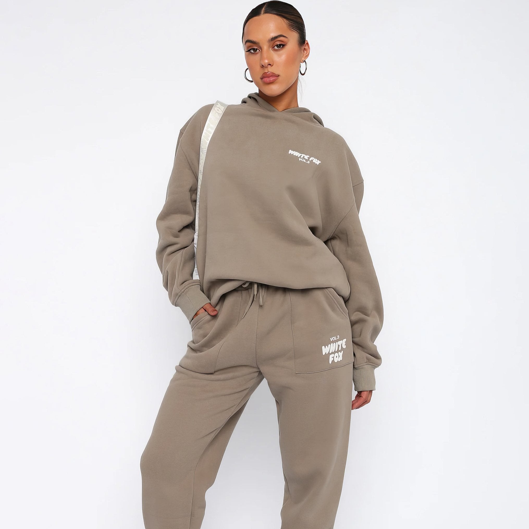 WhiteFox Set | Women’s Hoodie & Pants Tracksuit