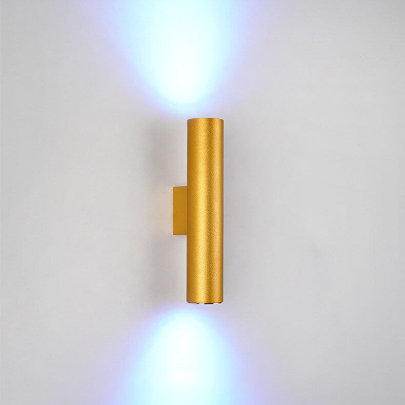 Applique da parete moderna cilindrica LED 2 luci