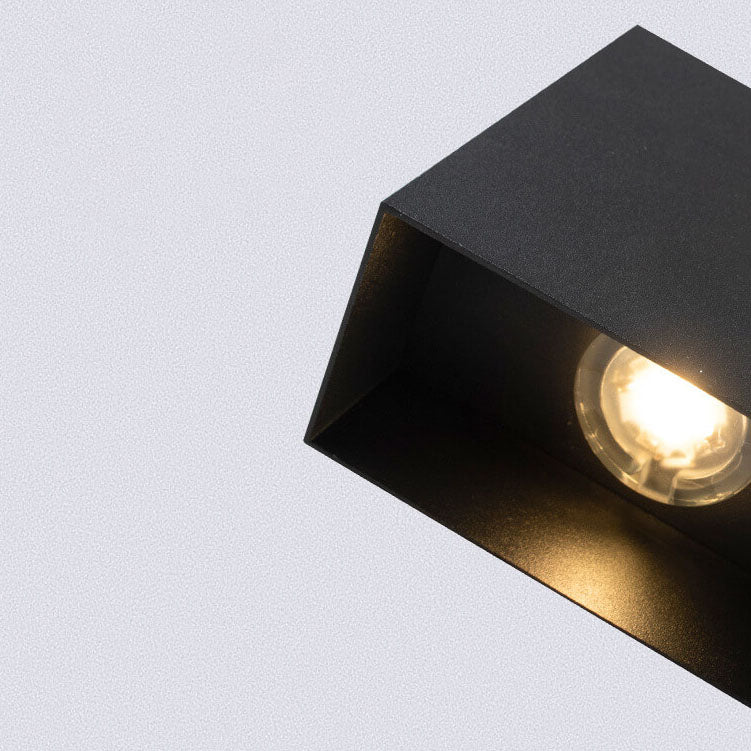 Moderner quadratischer LED-Wandleuchter 1-Flammig