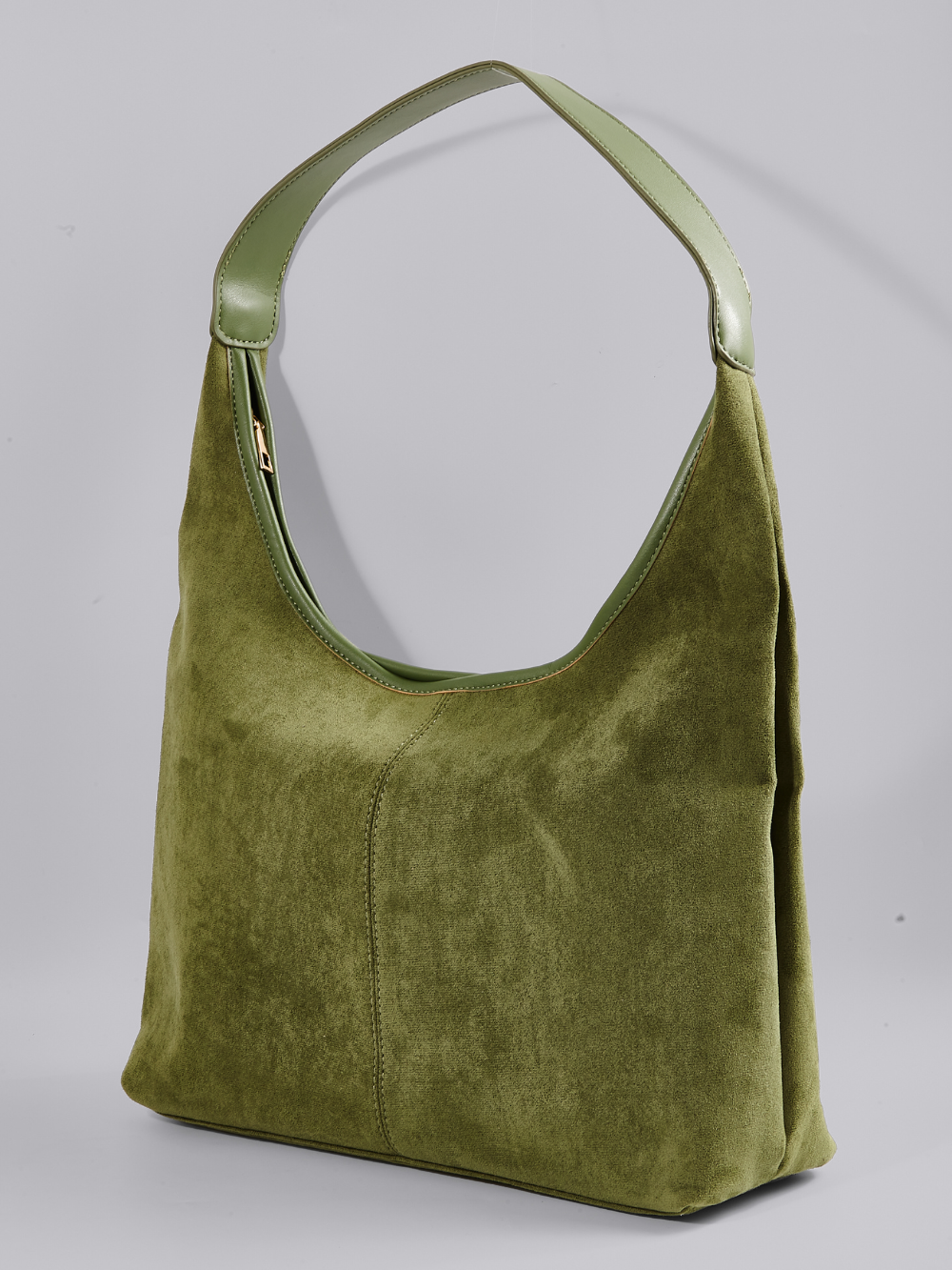 HÅNDTASKE | RUSKIND HOBO-TASKE MED MINIMALISTISK DESIGN OG ENKELT REM
