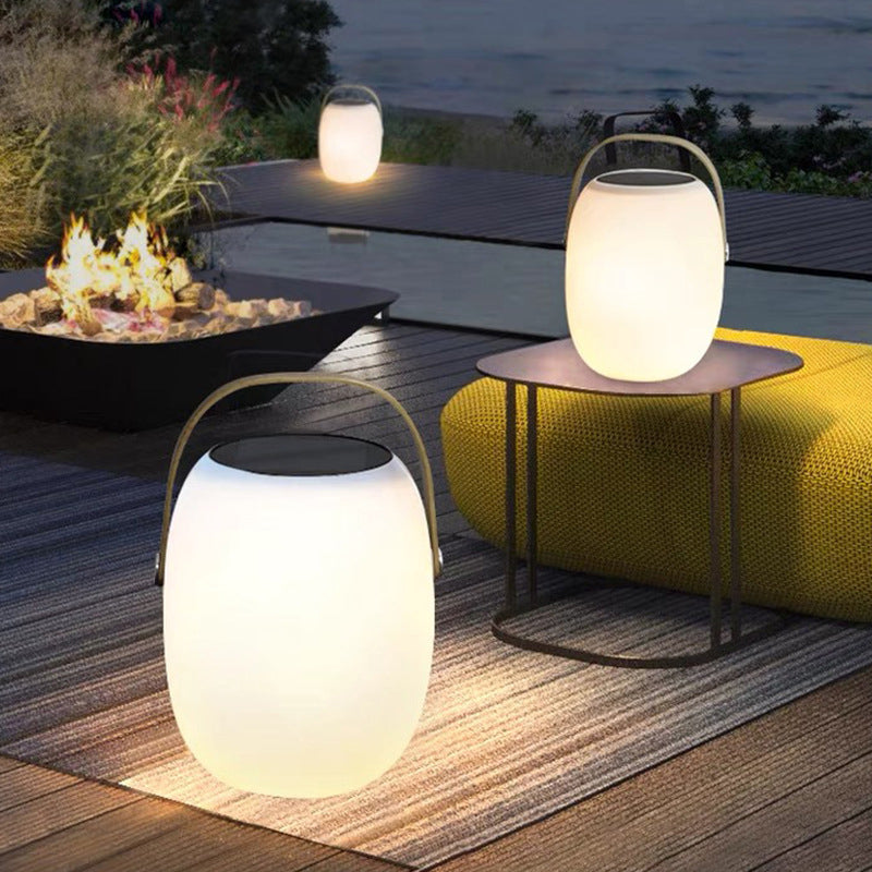 Moderne tragbare Solar LED Außenlaterne 1-flammig