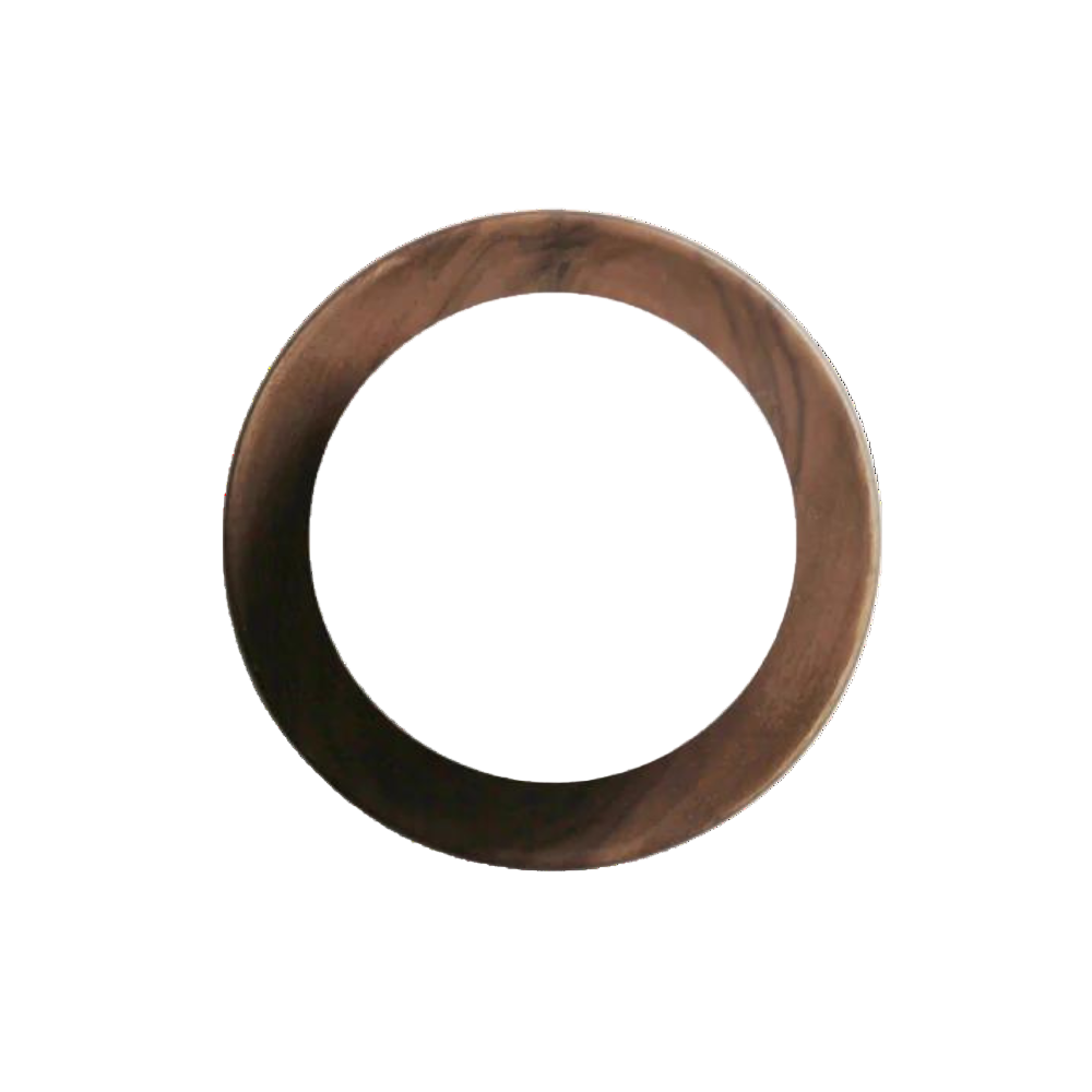 Applique da parete a globo in legno nordico LED 1 luce