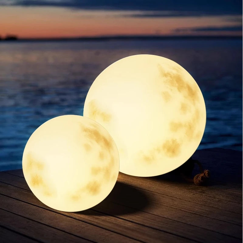 Luz de jardín LED redonda moderna 1 luz