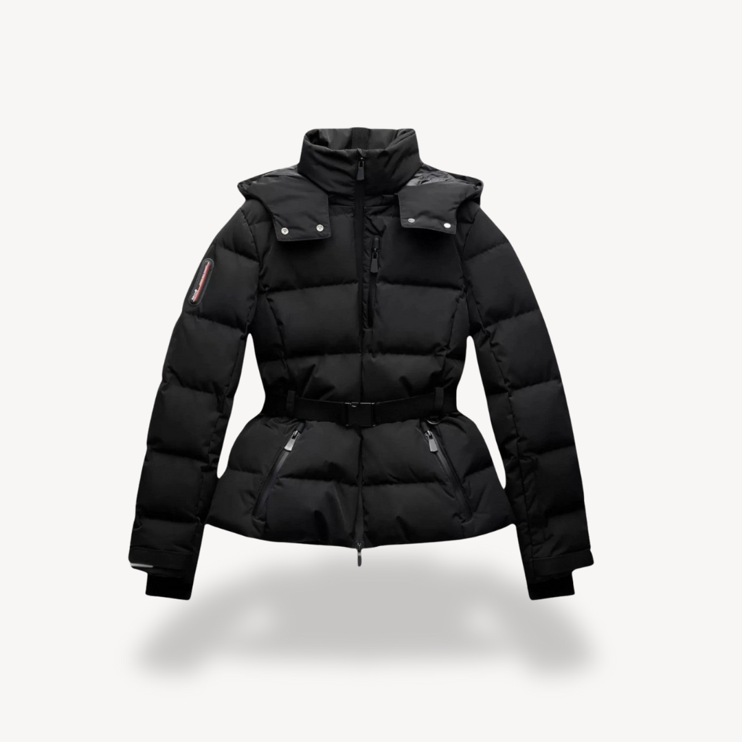 Damen Stylische Steppjacke | Mit Gürtel
