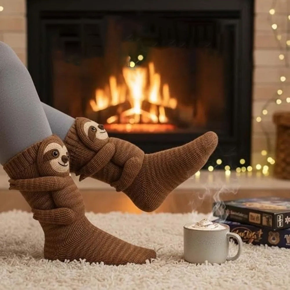 Calcetines Divertidos de Animales | Diseño Adorable Inspirado en Perezosos