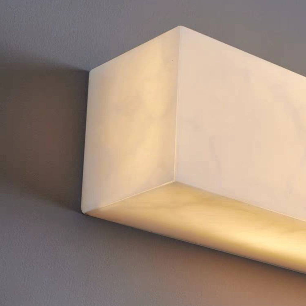 Moderner Travertin Stein zylindrische Außenwandleuchte LED 1-Flammig