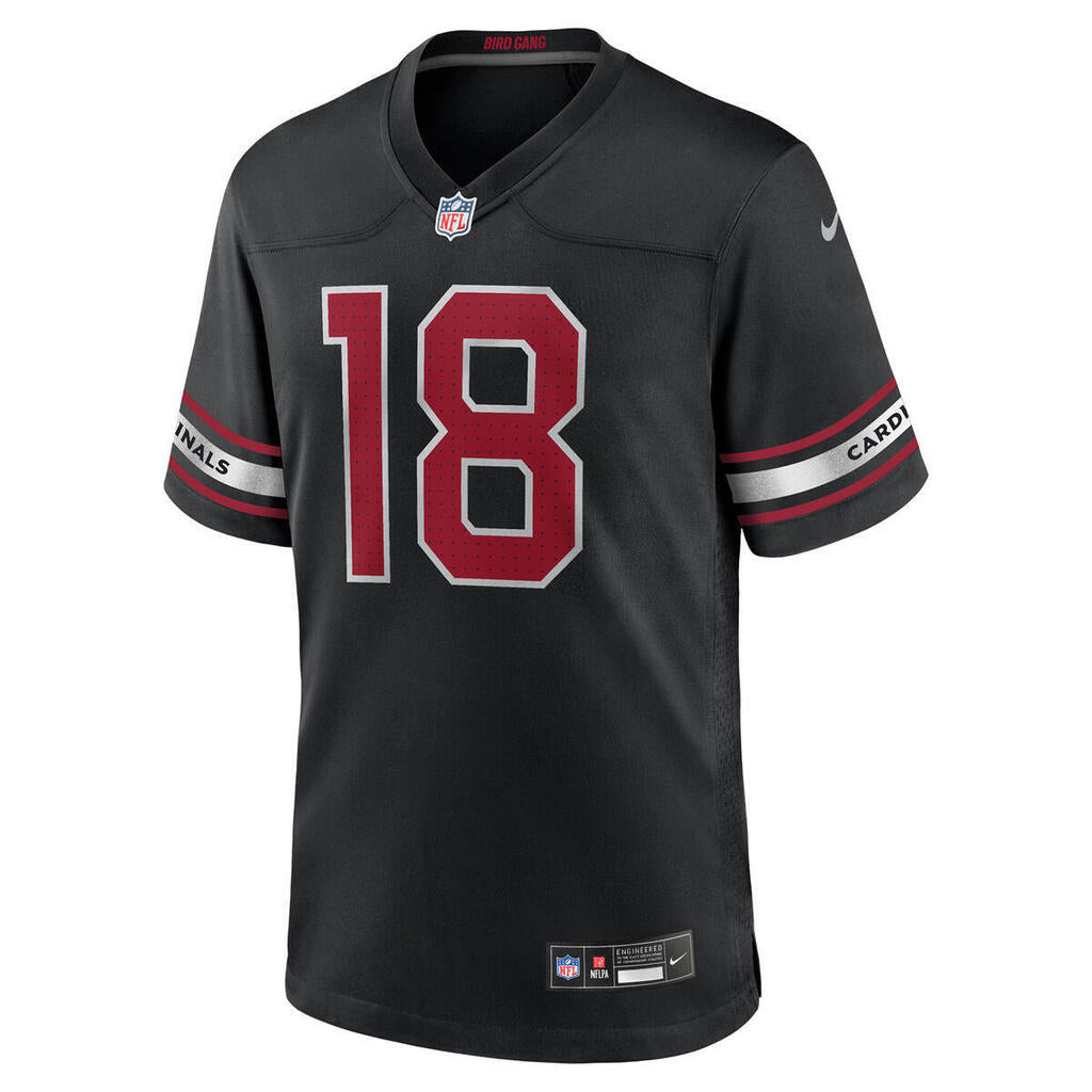 Camiseta alternativa de juego Nike de Marvin Harrison Jr. de los Arizona Cardinals de la NFL - Negro