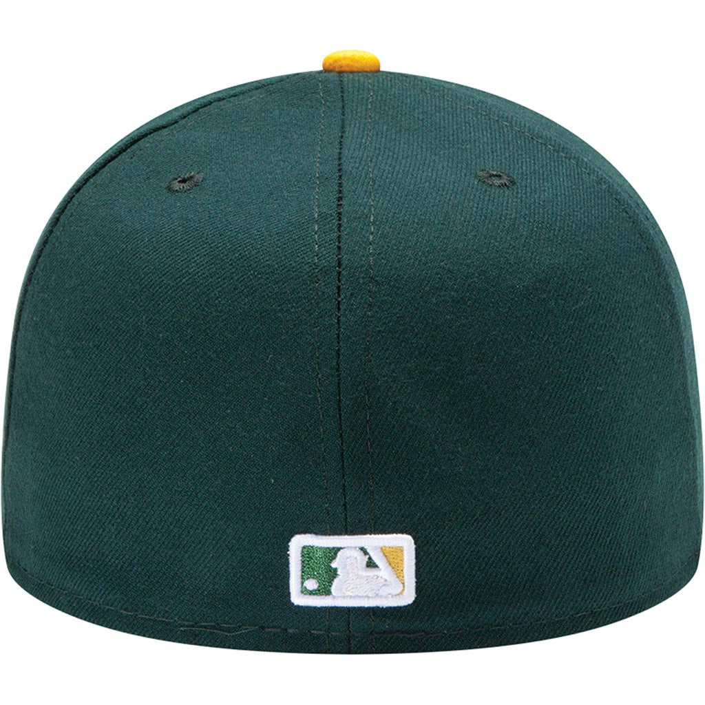 Gorra ajustada New Era Home Authentic Collection 59FIFTY para jóvenes de los Oakland Athletics de la MLB - Verde
