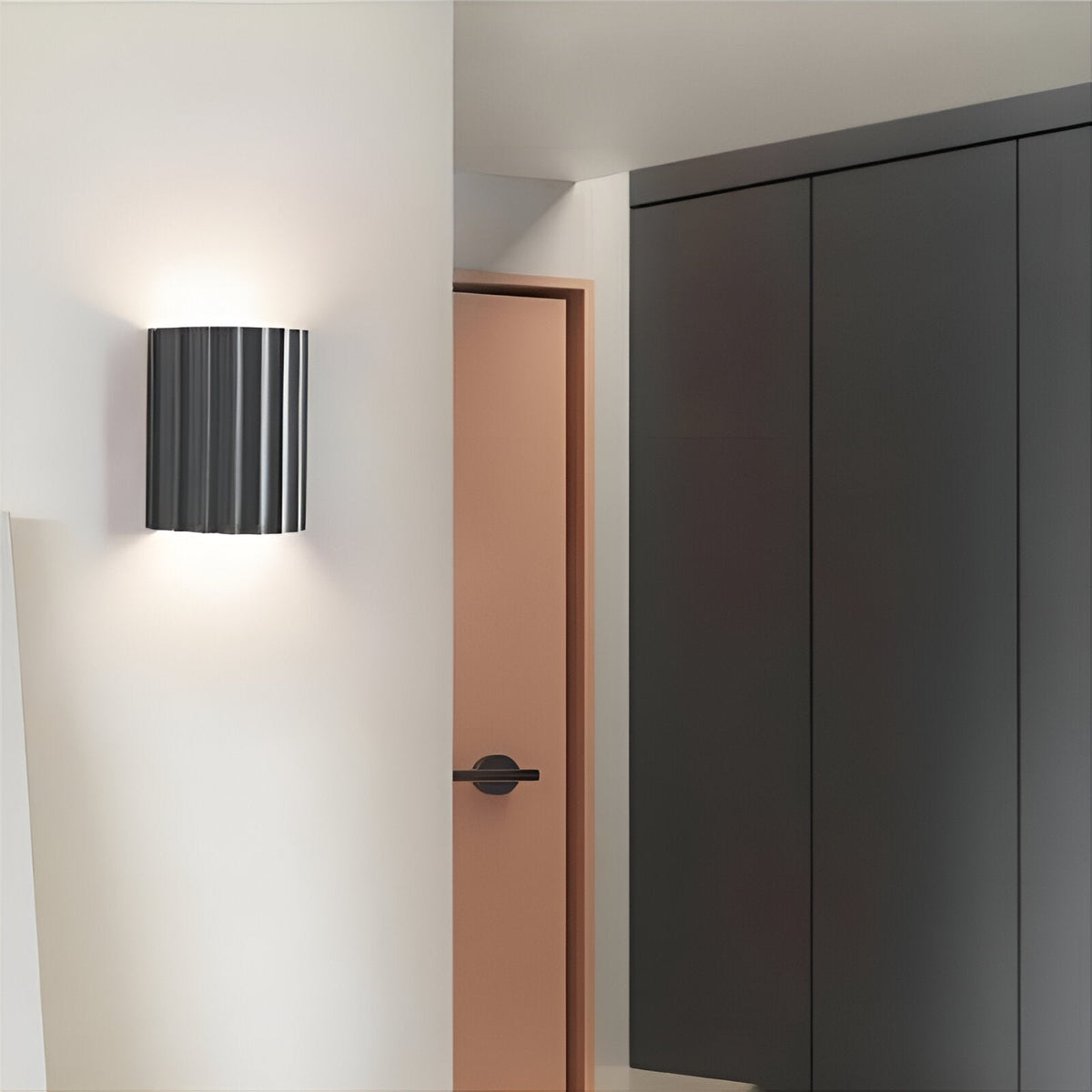 Applique da parete in resina nordica a strisce LED 1 luce