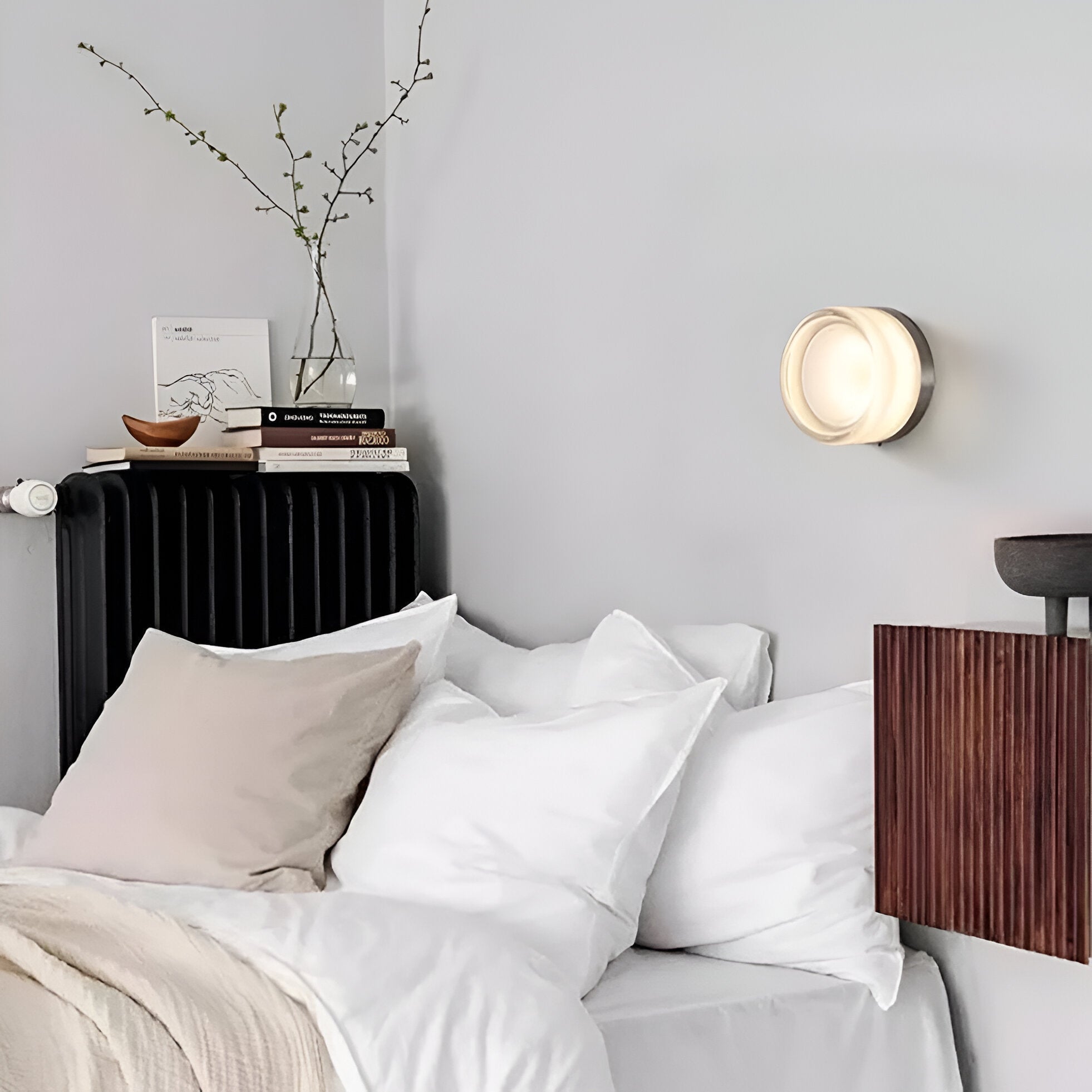 Nordische Acryl Dimple LED-Wandleuchte 1-flammig