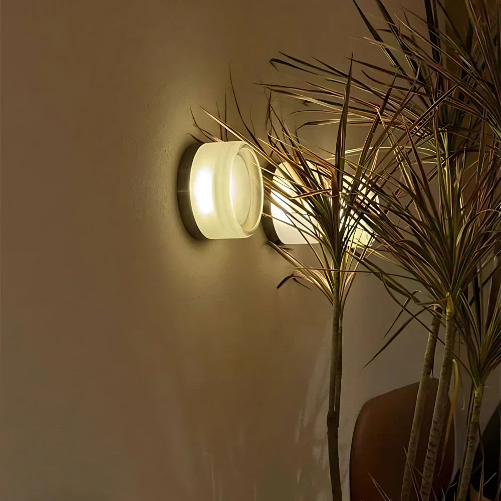 Nordische Acryl Dimple LED-Wandleuchte 1-flammig