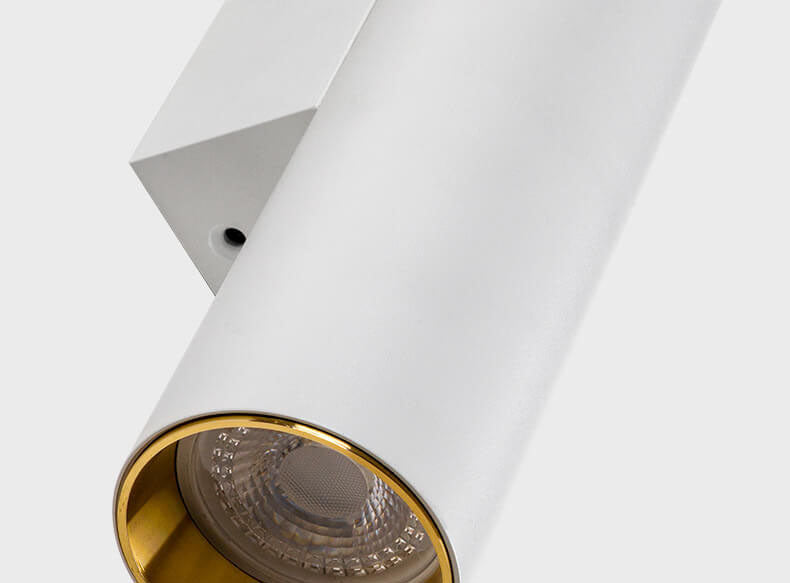 Applique da parete moderna cilindrica LED 2 luci