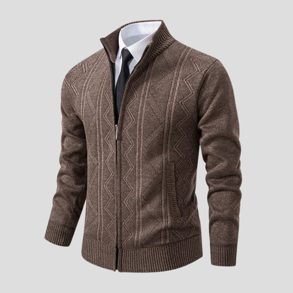 Cardigan da uomo – capo a strati in maglia