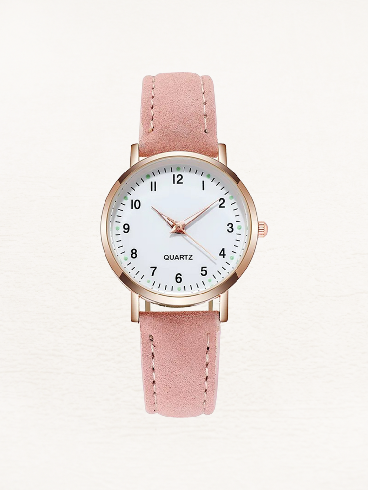 Women’s Round Dial Watch | Minimalist Quartz Watch