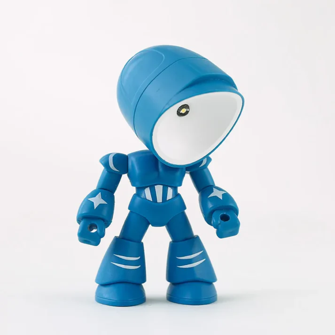 Lampada da tavolo moderna ispirata a robot LED 1 luce
