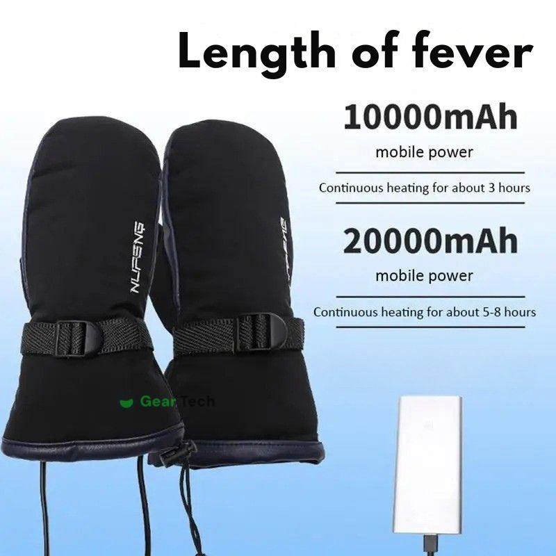 Electric Heated Gloves | USB Rechargeable Mittens