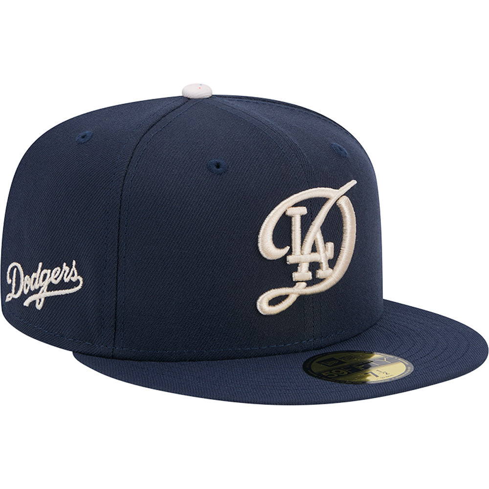 Gorra ajustada New Era 59FIFTY City Connect de los Los Angeles Dodgers de la MLB - Azul marino