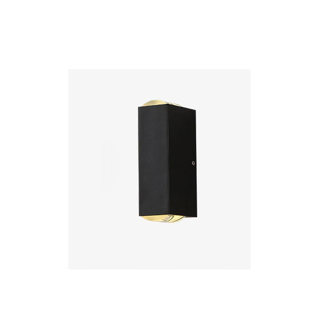 Aplique de pared LED rectangular moderno para exteriores 1 luz Ip65
