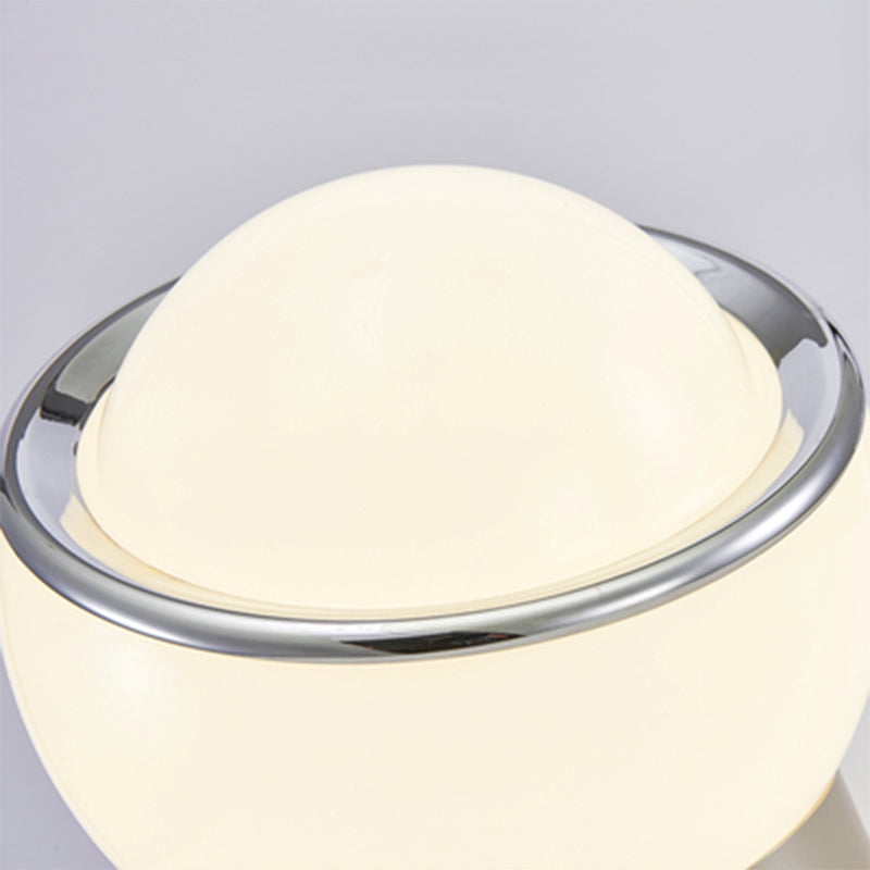 Vintage Glas Globus LED Tischlampe 1-Flammig