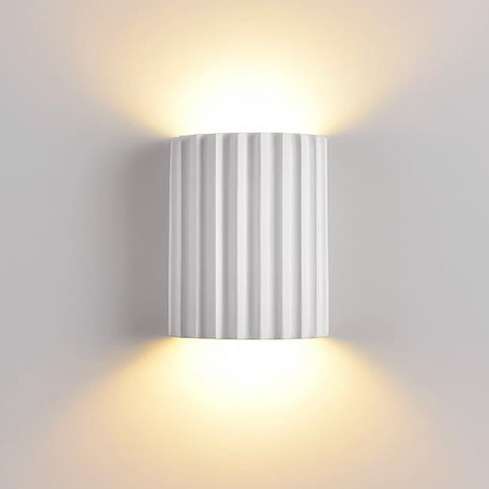 Applique da parete in resina nordica a strisce LED 1 luce