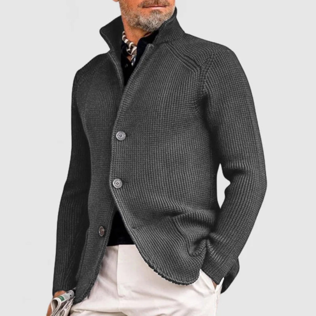 Herre strikket cardigan