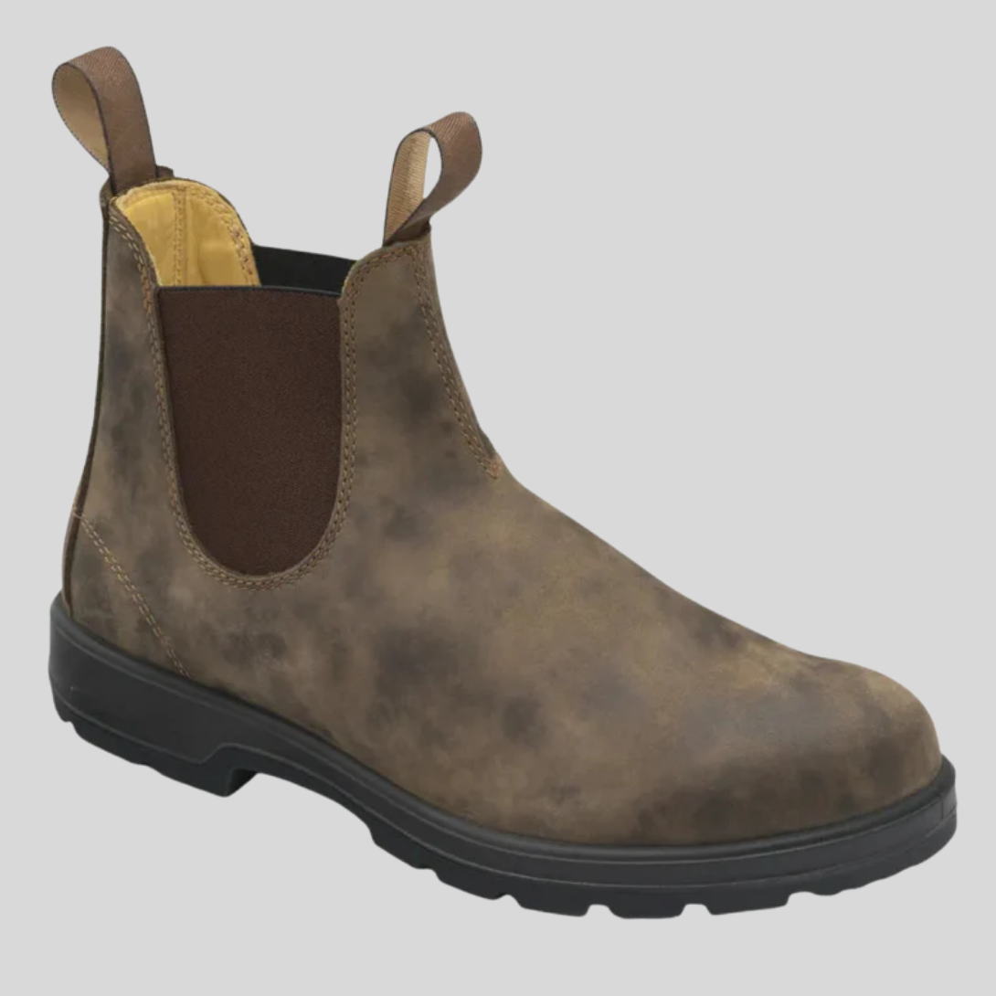 Herre Støvler med Slip-On Design og Skaft