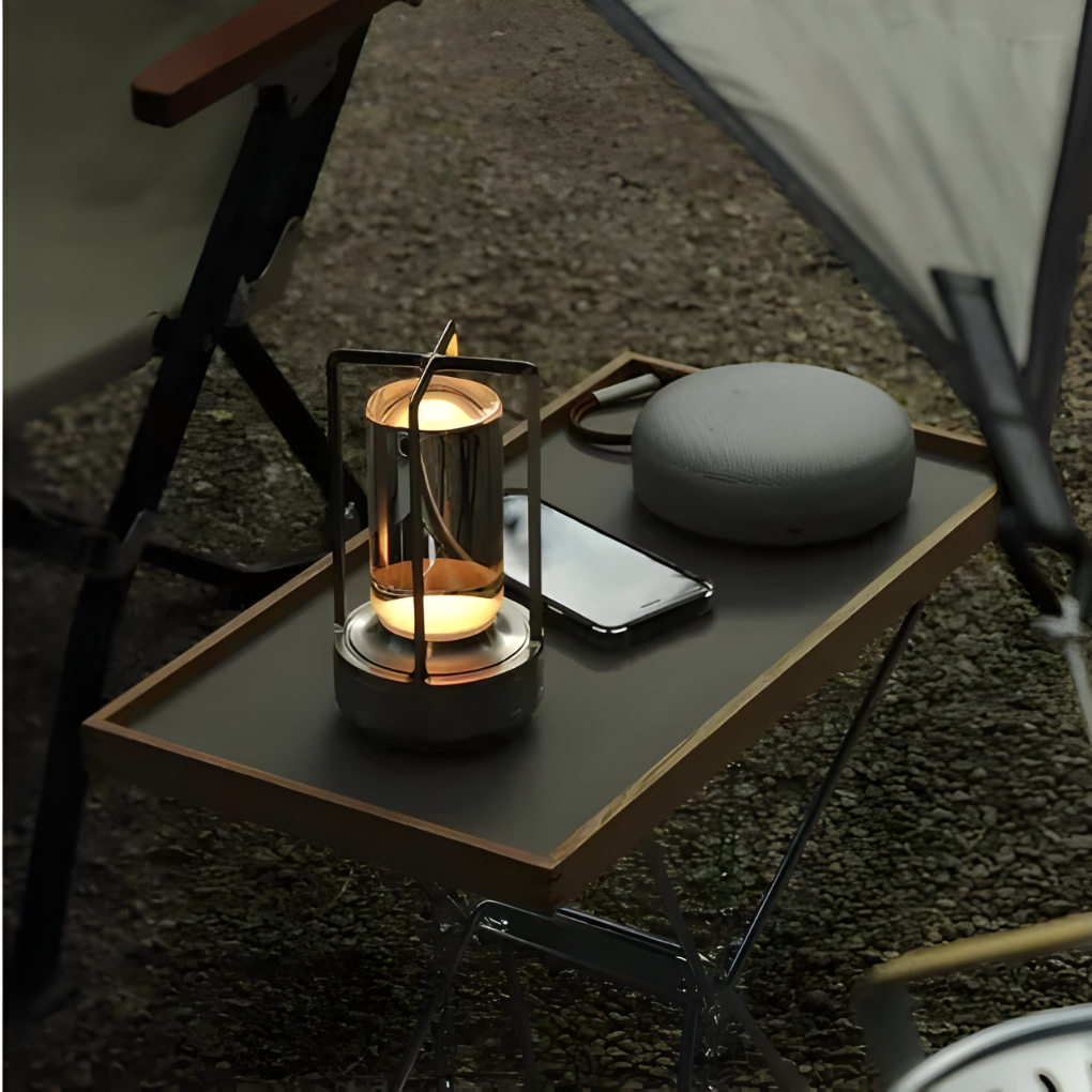 Lanterna decorativa nordica in cristallo