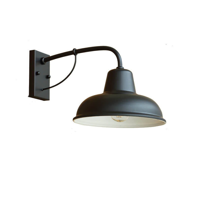 Vintage industrielle wasserdichte 1-flammige Außenwandleuchte