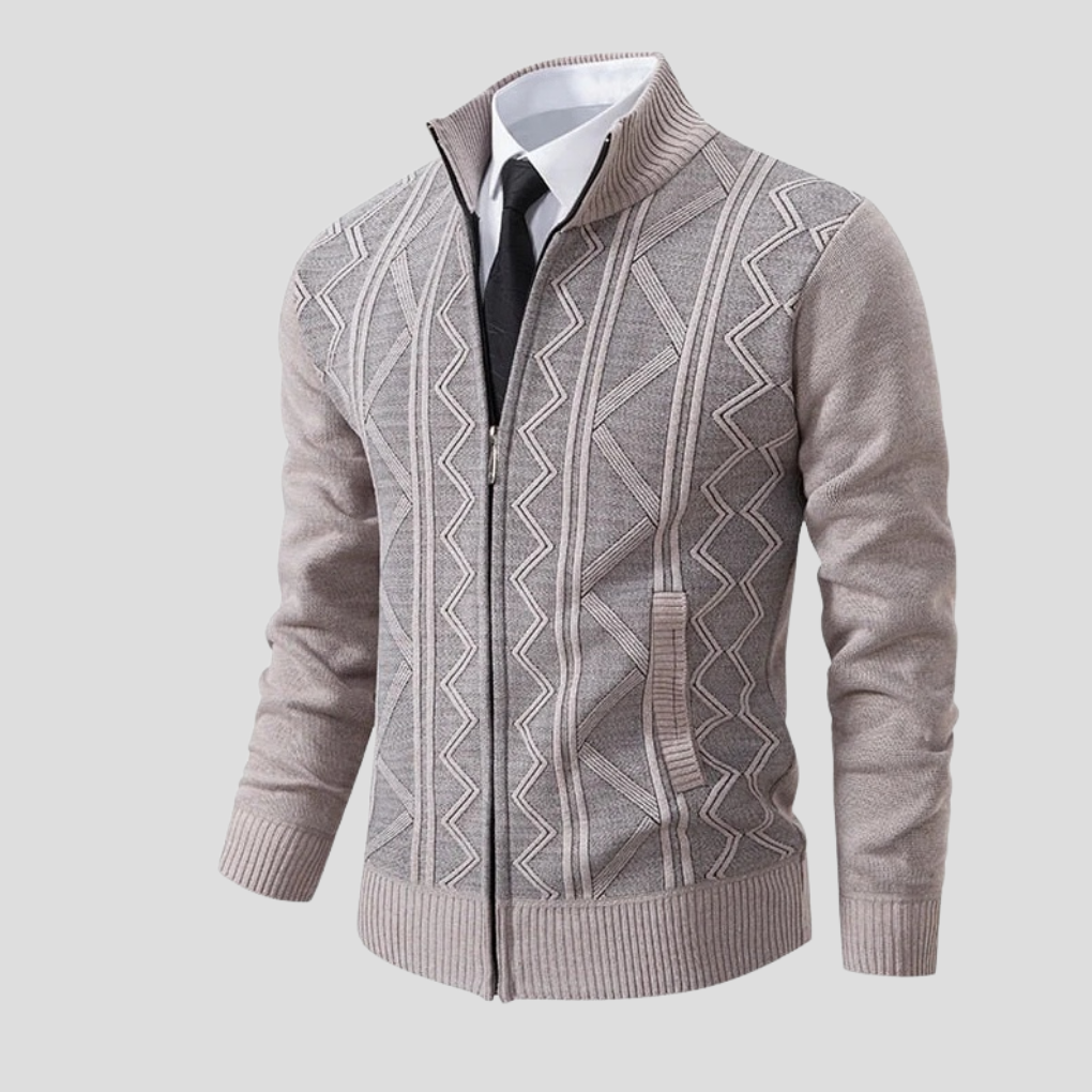 Cardigan da uomo – capo a strati in maglia