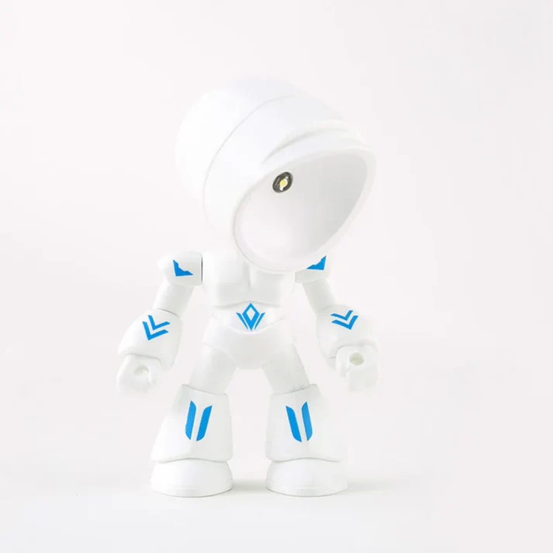 Lampada da tavolo moderna ispirata a robot LED 1 luce