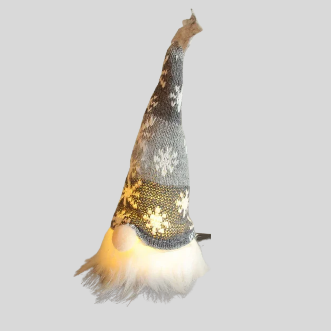 Ornamenti a Gnomo senza Volto con LED