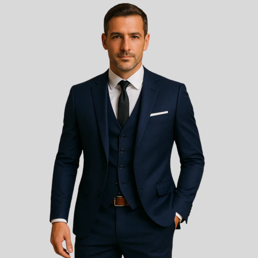 Completo da uomo slim fit a 3 pezzi