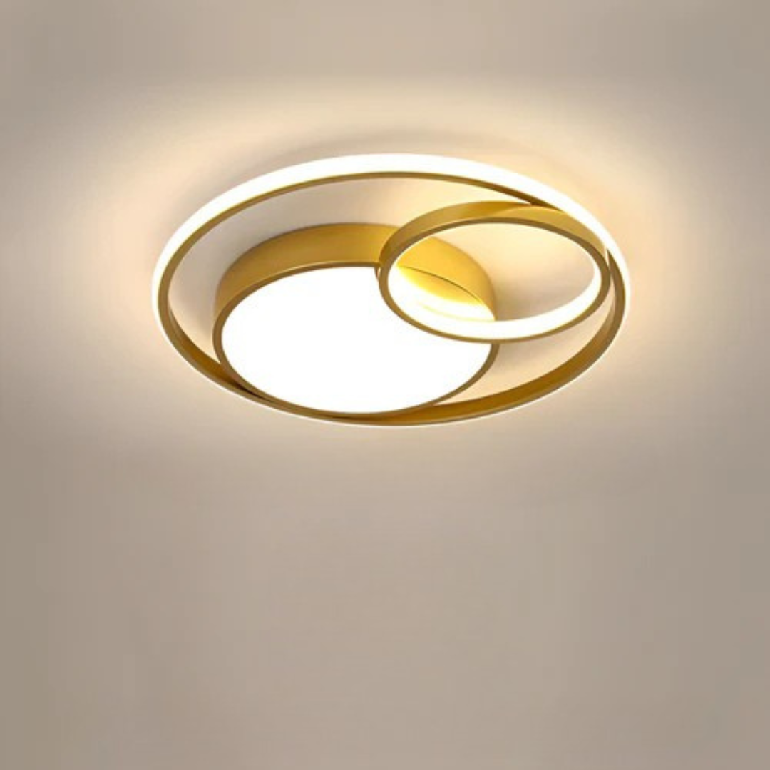 Moderne Loop-LED-Deckenleuchte mit 1 Licht