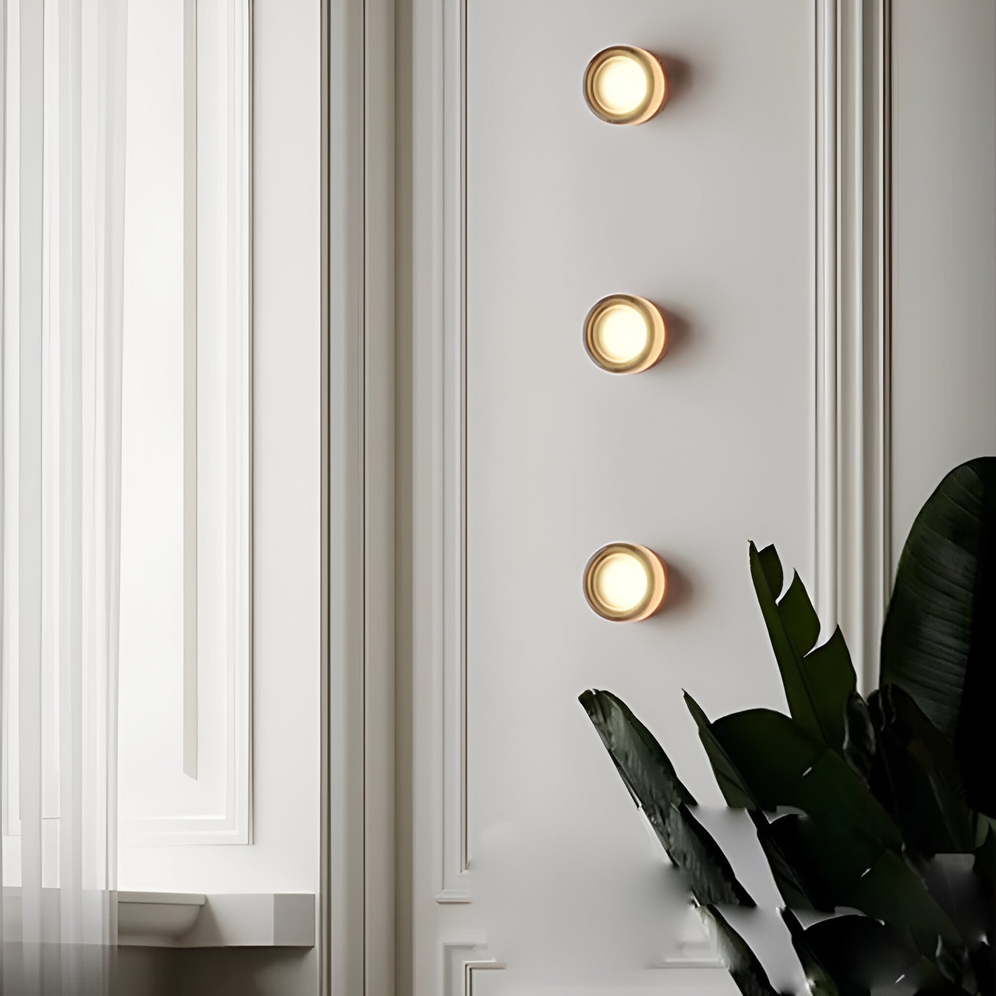 Nordische Acryl Dimple LED-Wandleuchte 1-flammig