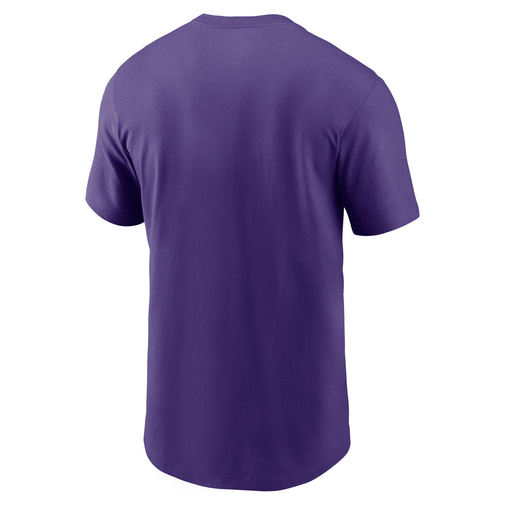 Camiseta de algodón Nike City Connect 2025 con logotipo de palabra de los Arizona Diamondbacks de la MLB - Púrpura