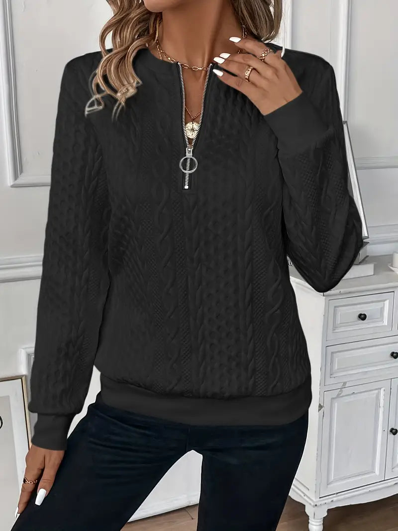 Puili | Reißverschluss Pullover